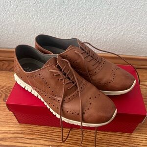 Brown Leather Women’s Sneakers